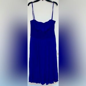 Alessandro Dell’ Acqua NWT Size 44(IT) / 8(US) dress Blue Knee Length